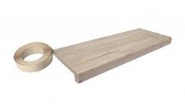 Vnútorné drevotrieskové parapety SLIM bez nosa - Hranovacia páska papierová (k drevotrieskovým parapetom)